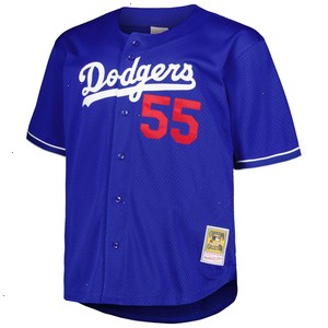 Orel Hershiser Los Angeles Dodgers Mitchell & Ness Big & Tall Cooperstown Collection Batting Practice Replica Jersey - Royal