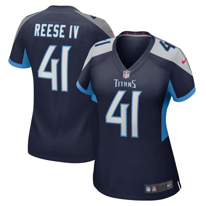 Otis Reese Tennessee Titans Nike Women's Team Game Jersey - Navy