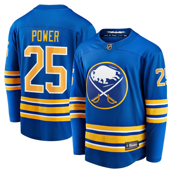 Owen Power Buffalo Sabres Fanatics Branded Home Breakaway Player Jersey - Royal