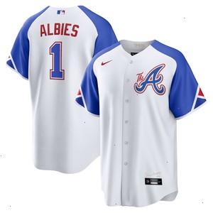 Ozzie Albies Atlanta Braves Nike 2023 City Connect Replica Player Jersey - White