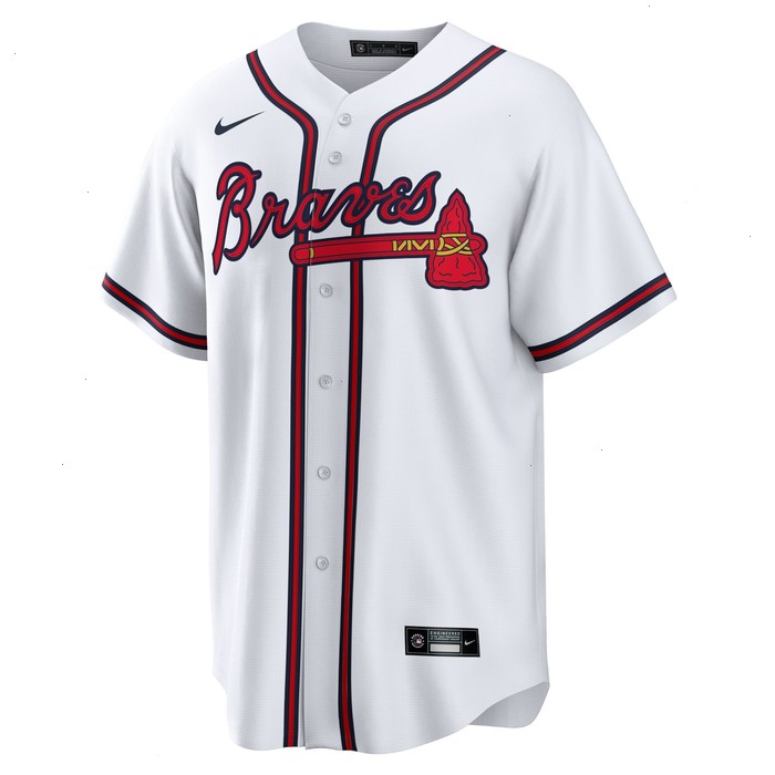 Ozzie Albies Atlanta Braves Nike Home Replica Player Name Jersey - White