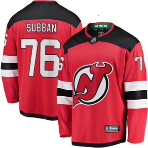 P.K. Subban New Jersey Devils Fanatics Branded Premier Breakaway Player Jersey - Red