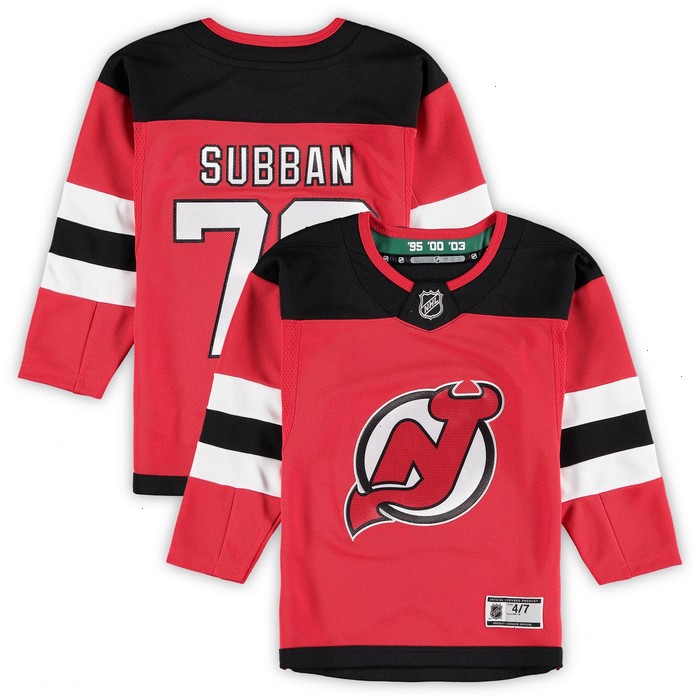 P.K. Subban New Jersey Devils Preschool Home Premier Player Jersey - Red