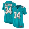 Parry Nickerson Miami Dolphins Nike Women's Team Game Jersey - Aqua