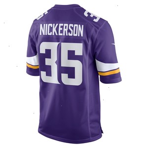 Parry Nickerson Minnesota Vikings Nike Home Game Player Jersey - Purple