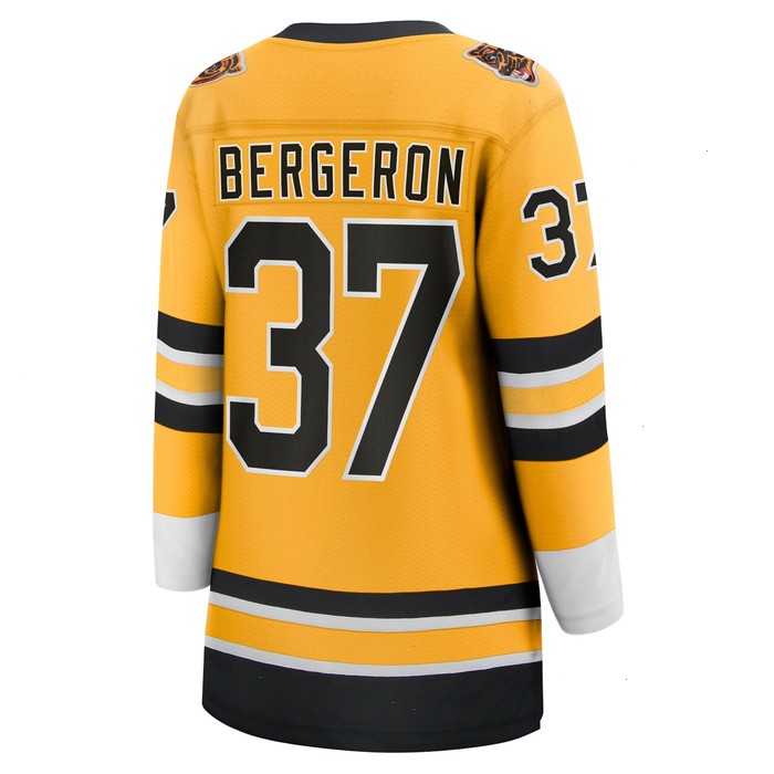 Patrice Bergeron Boston Bruins Fanatics Branded Women's 2020/21 Special Edition Breakaway Player Jersey - Gold