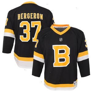 Patrice Bergeron Boston Bruins Youth Alternate Replica Player Jersey - Black