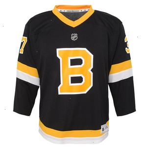 Patrice Bergeron Boston Bruins Youth Alternate Replica Player Jersey - Black