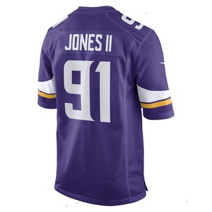 Patrick Jones II Minnesota Vikings Nike Team Game Player Jersey - Purple