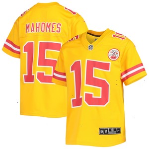 Patrick Mahomes Kansas City Chiefs Nike Youth Inverted Team Game Jersey - Gold