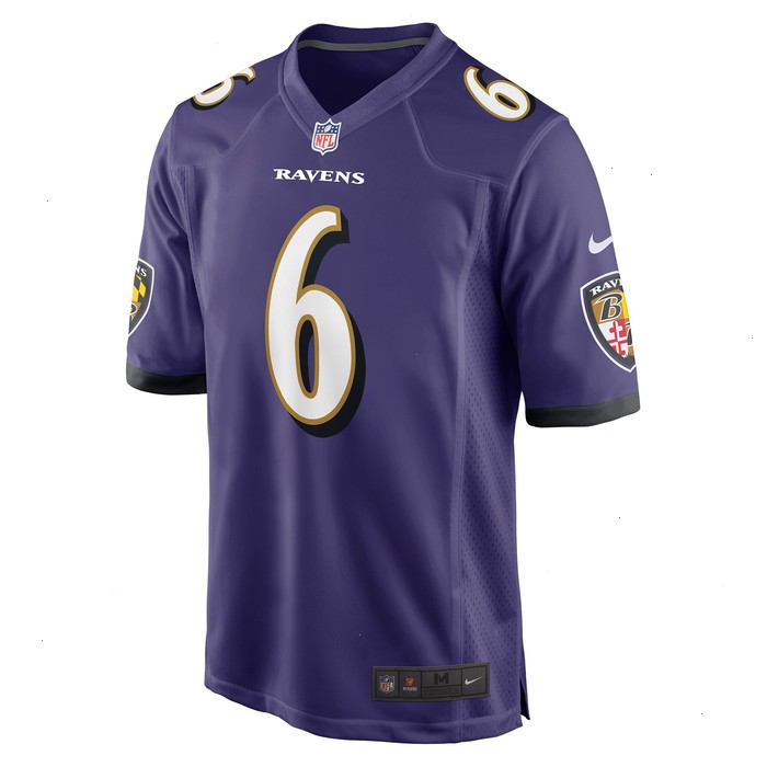 Patrick Queen Baltimore Ravens Nike Game Player Jersey - Purple