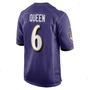 Patrick Queen Baltimore Ravens Nike Game Player Jersey - Purple