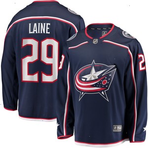 Patrik Laine Columbus Blue Jackets Fanatics Branded Home Breakaway Jersey - Navy