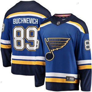 Pavel Buchnevich St. Louis Blues Fanatics Branded Home Breakaway Player Jersey - Blue