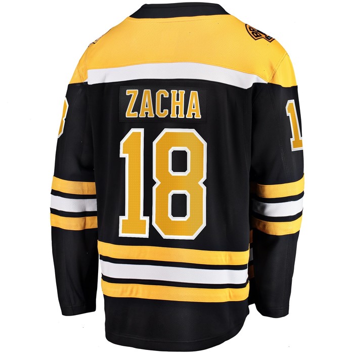 Pavel Zacha Boston Bruins Fanatics Branded Home Breakaway Player Jersey - Black