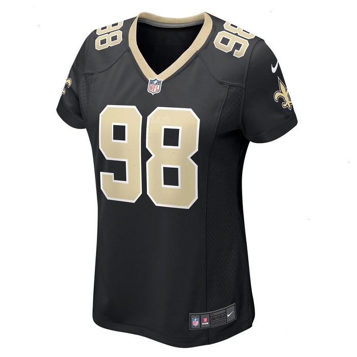 Payton Turner New Orleans Saints Nike Women's Game Jersey - Black