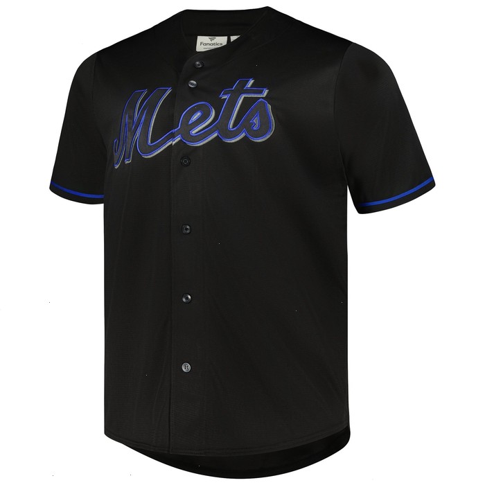 Pete Alonso New York Mets Big & Tall Pop Fashion Jersey - Black