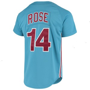 Pete Rose Philadelphia Phillies Mitchell & Ness Cooperstown Collection Authentic Jersey - Light Blue