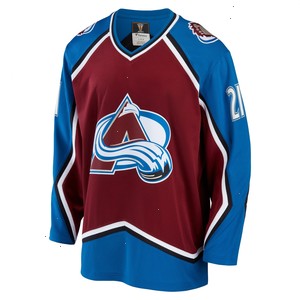 Peter Forsberg Colorado Avalanche Fanatics Branded Breakaway Retired Player Jersey - Burgundy