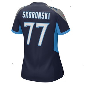 Peter Skoronski Tennessee Titans Nike Women's Team Game Jersey - Navy