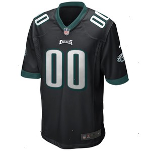 Philadelphia Eagles Nike Alternate Custom Game Jersey - Black