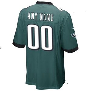 Philadelphia Eagles Nike Custom Game Jersey - Midnight Green