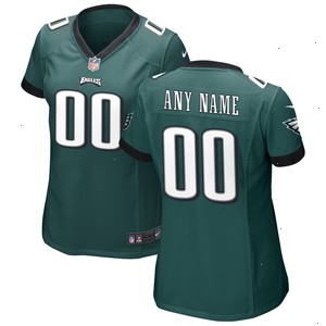 Philadelphia Eagles Nike Women's Custom Game Jersey - Midnight Green