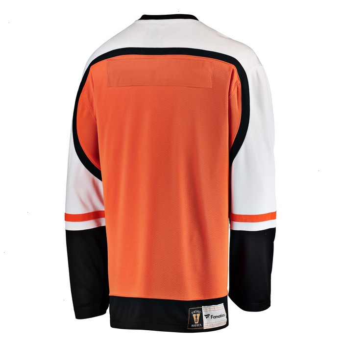 Philadelphia Flyers Fanatics Branded Premier Breakaway Heritage Blank Jersey - Orange