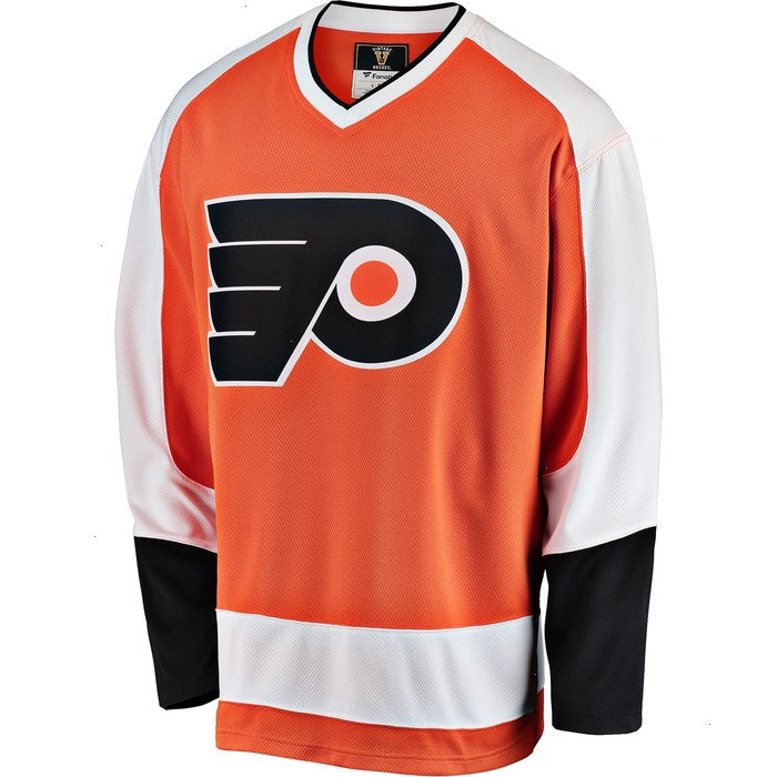 Philadelphia Flyers Fanatics Branded Premier Breakaway Heritage Blank Jersey - Orange V1