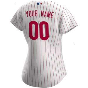 Philadelphia Phillies Nike Women's Home Replica Custom Jersey - White