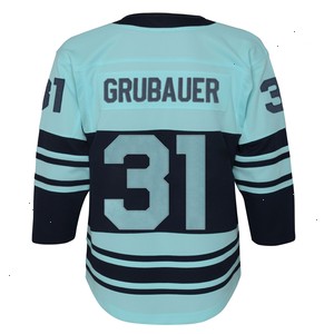 Philipp Grubauer Seattle Kraken Youth Special Edition 2.0 Premier Player Jersey - Teal