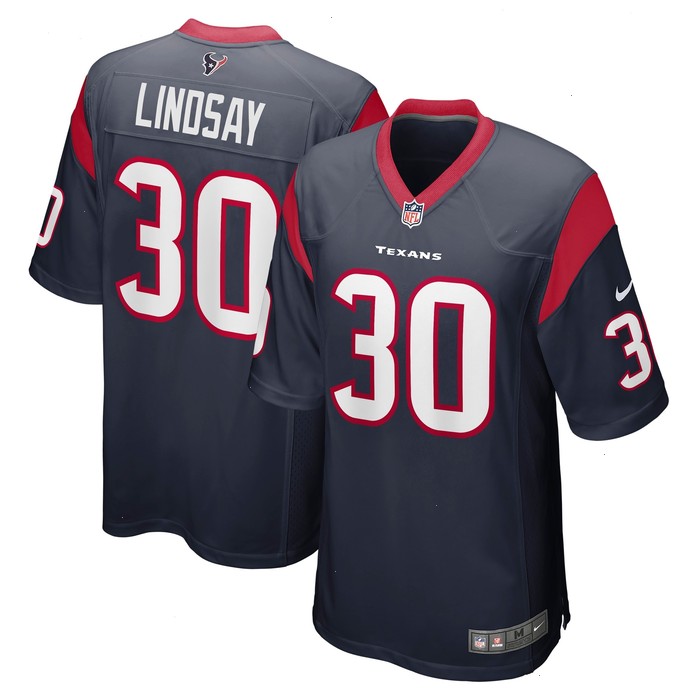 Phillip Lindsay Houston Texans Nike Game Jersey - Navy