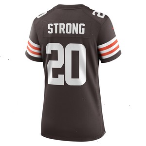 Pierre Strong Jr. Cleveland Browns Nike Women's Team Game Jersey - Brown