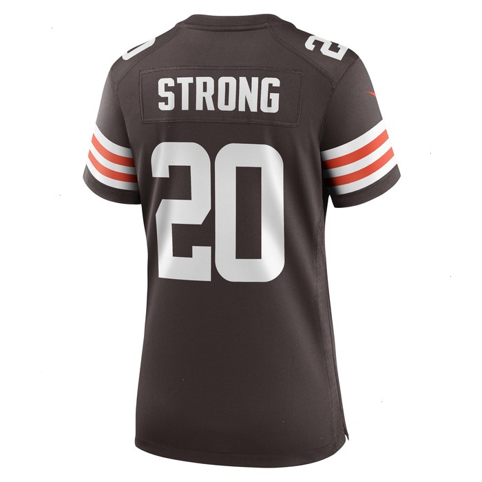 Pierre Strong Jr. Cleveland Browns Nike Women's Team Game Jersey - Brown