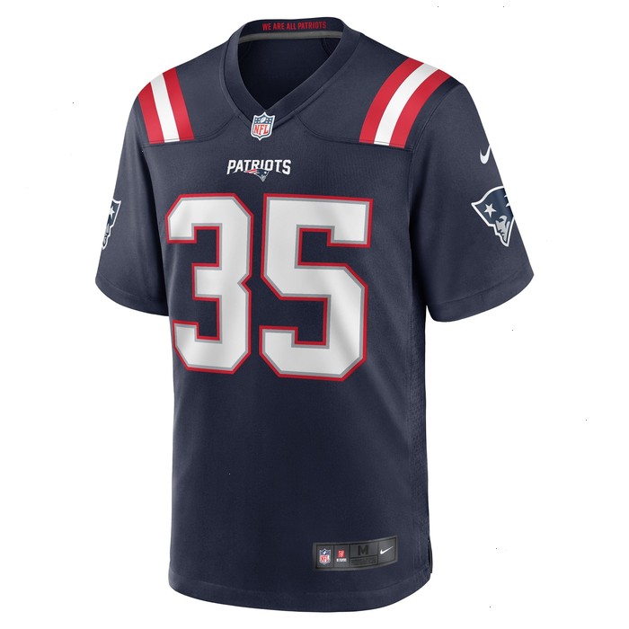 Pierre Strong Jr. New England Patriots Nike Game Player Jersey - Navy