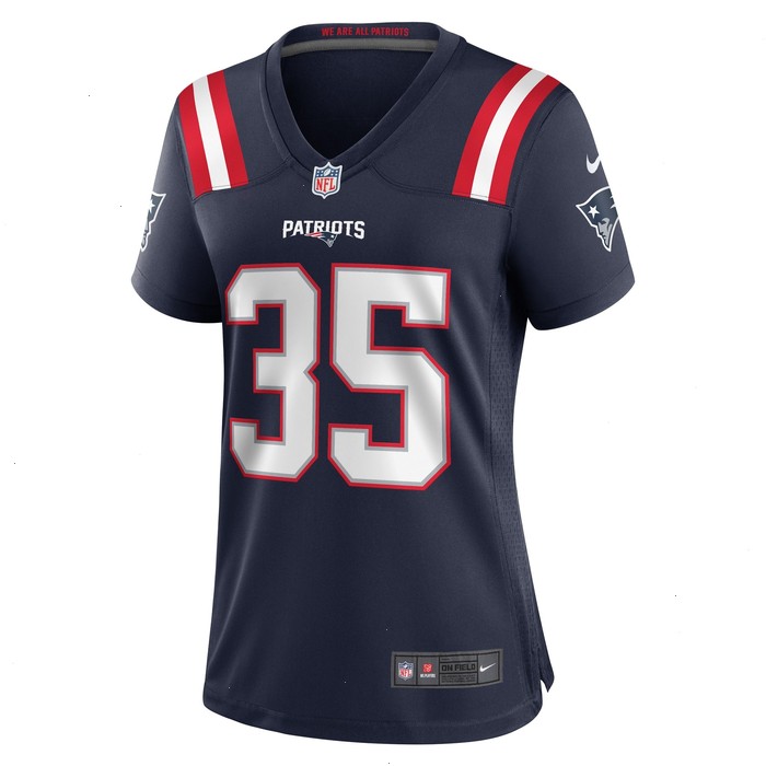 Pierre Strong Jr. New England Patriots Nike Women's Game Player Jersey - Navy