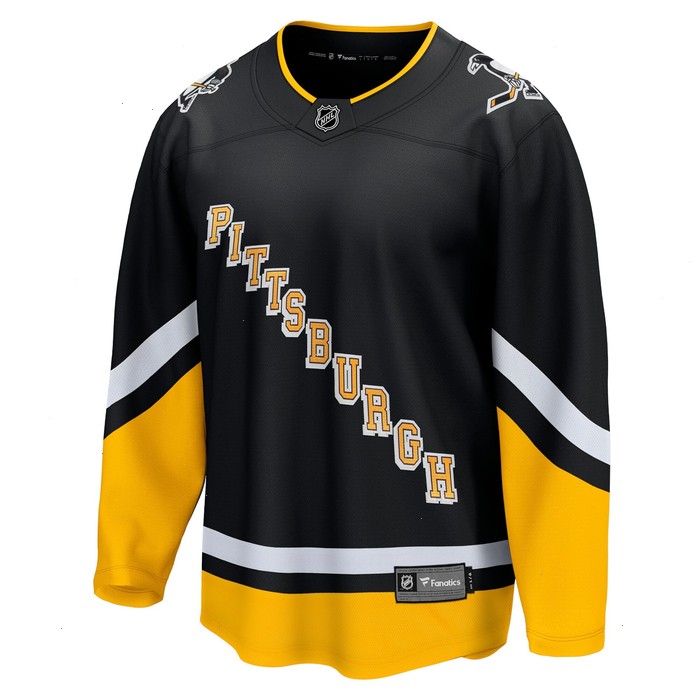 Pittsburgh Penguins Fanatics Branded 2021/22 Alternate Premier Breakaway Jersey - Black