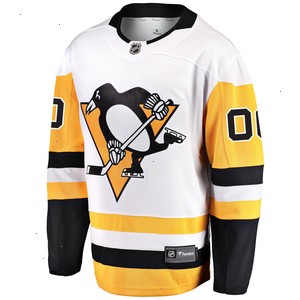 Pittsburgh Penguins Fanatics Branded Away Breakaway Custom Jersey - White