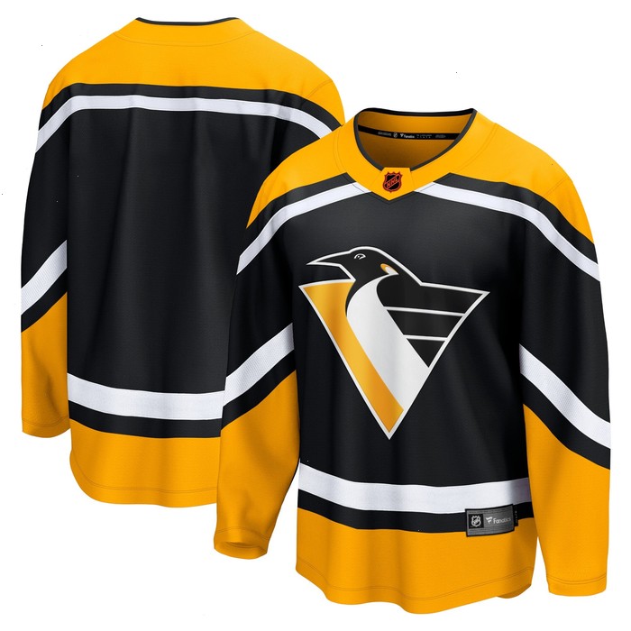 Pittsburgh Penguins Fanatics Branded Special Edition 2.0 Breakaway Blank Jersey - Black