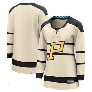 Pittsburgh Penguins Fanatics Branded Women's 2023 Winter Classic Blank Jersey - Cream