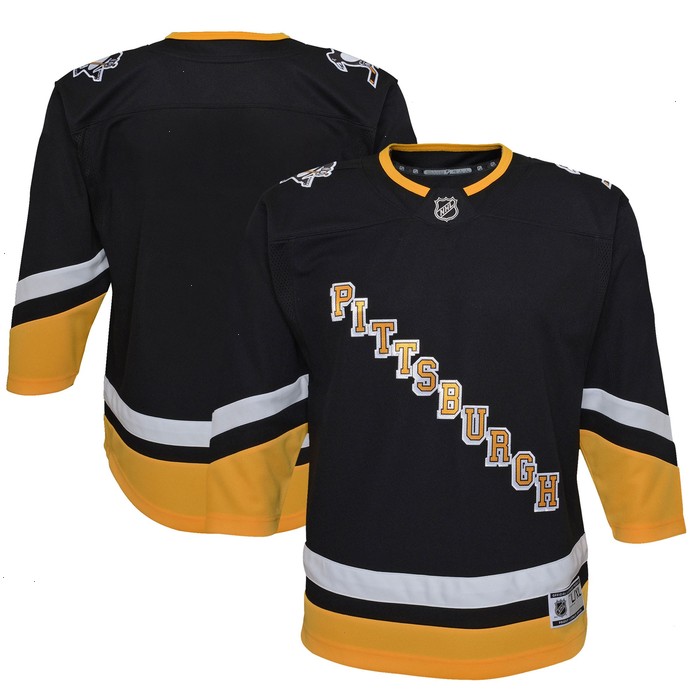 Pittsburgh Penguins Youth 2021/22 Alternate Premier Jersey - Black