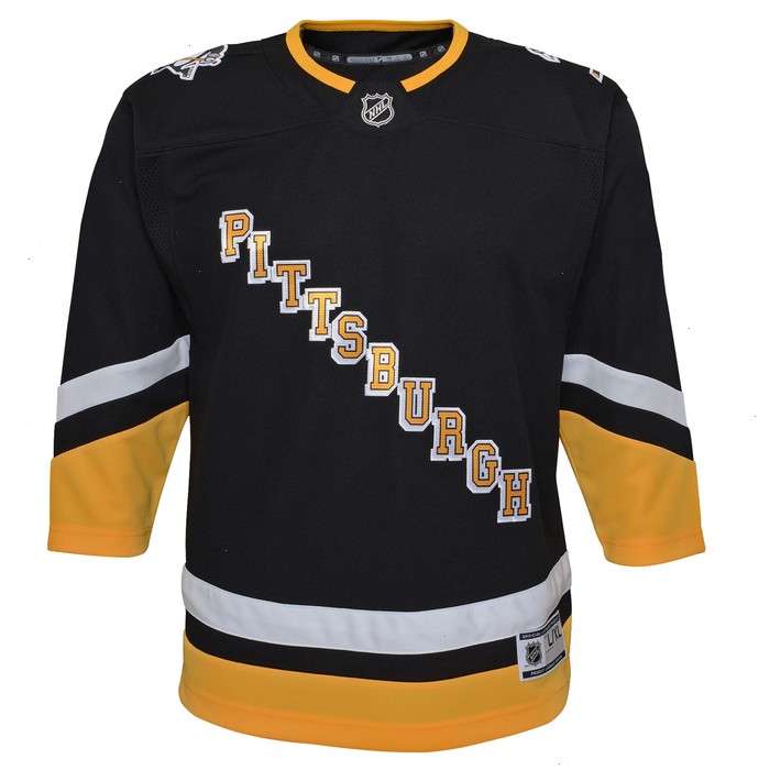 Pittsburgh Penguins Youth 2021/22 Alternate Premier Jersey - Black