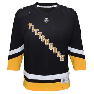 Pittsburgh Penguins Youth 2021/22 Alternate Replica Jersey - Black