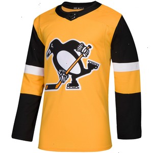 Pittsburgh Penguins adidas Alternate Authentic Jersey - Gold