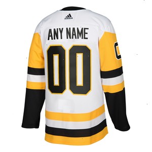 Pittsburgh Penguins adidas Authentic Custom Jersey - White