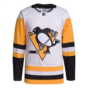 Pittsburgh Penguins adidas Away Primegreen Authentic Pro Jersey – White