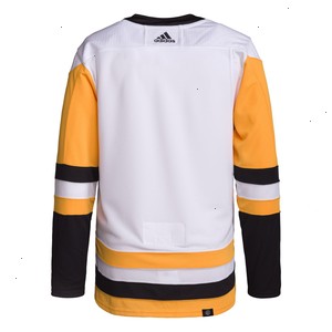  Pittsburgh Penguins adidas Away Primegreen Authentic Pro Jersey – White