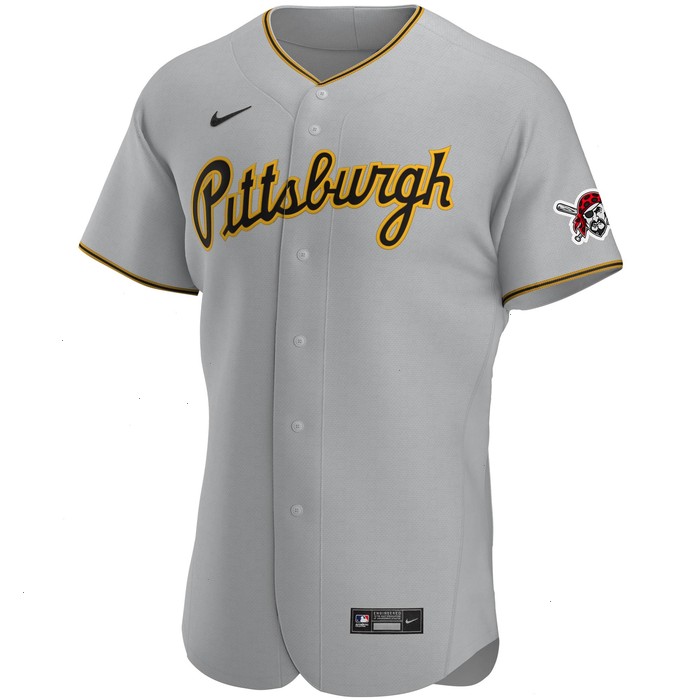 Pittsburgh Pirates Nike Road Authentic Team Jersey - Gray