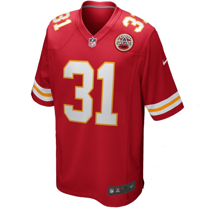 Priest Holmes Kansas City Chiefs Nike Game Retired Player Jersey - Red