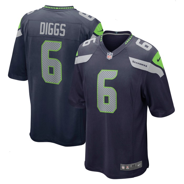 Quandre Diggs Seattle Seahawks Nike Game Jersey - College Navy